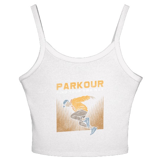 Parkour Extreme Underground Stunt Women's Spaghetti Strap Tank Top