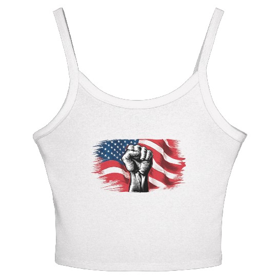 Martin Luther King Day Fight for the poeple Women's Spaghetti Strap Tank Top