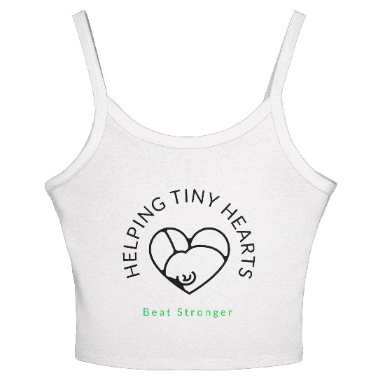 Helping Tiny Hearts Beat Stronger -Maternity Nurse Women's Spaghetti Strap Tank Top