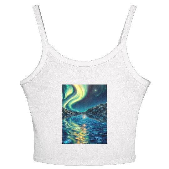 Crystal Lake of Aurora Women's Spaghetti Strap Tank Top