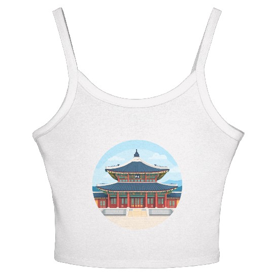 Old school Chinese kung fu Women's Spaghetti Strap Tank Top