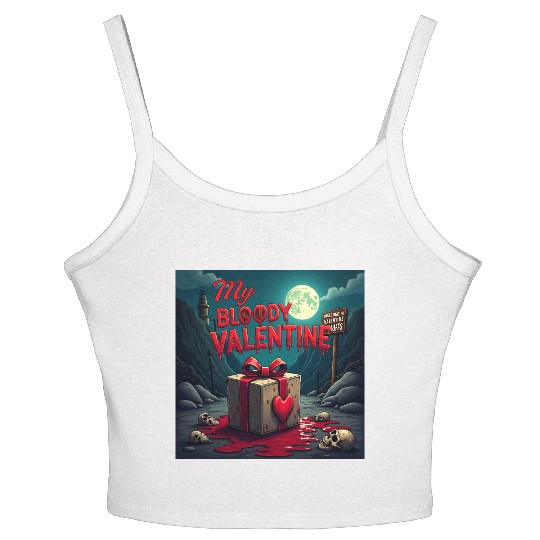 My bloody Valentine Women's Spaghetti Strap Tank Top