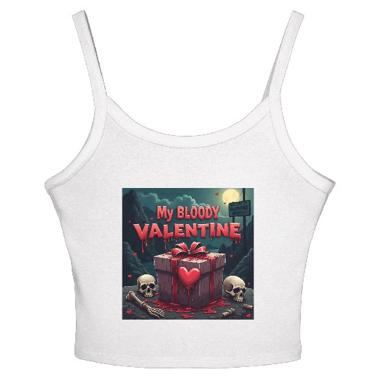 My bloody Valentine Women's Spaghetti Strap Tank Top