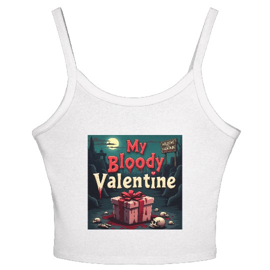 My bloody Valentine Women's Spaghetti Strap Tank Top