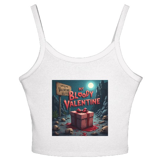 My bloody Valentine Women's Spaghetti Strap Tank Top