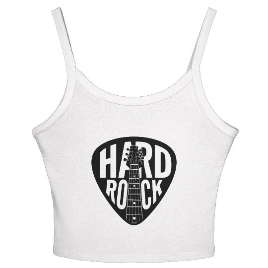 Hard Rock Guitar Pick Women's Spaghetti Strap Tank Top