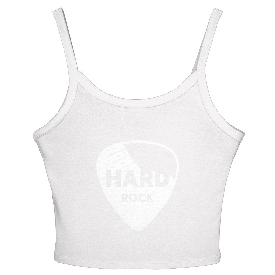 Hard Rock Guitar Pick Women's Spaghetti Strap Tank Top