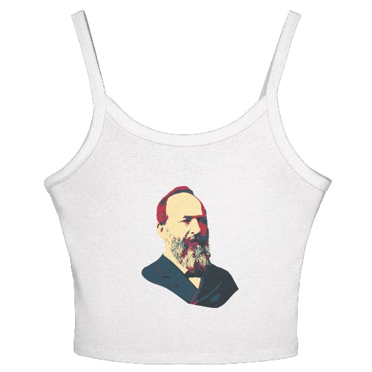President James Abraham Garfield Women's Spaghetti Strap Tank Top
