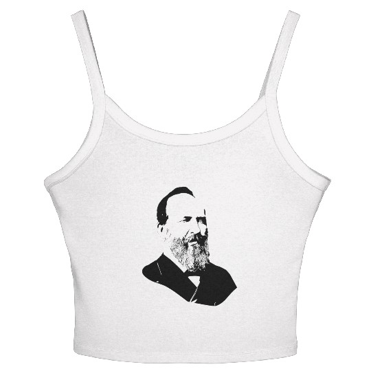 President James Abraham Garfield Women's Spaghetti Strap Tank Top