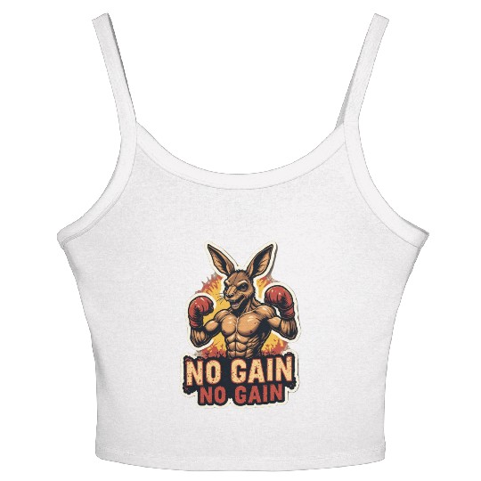 Kangaroo Kickboxing Gym Women's Spaghetti Strap Tank Top