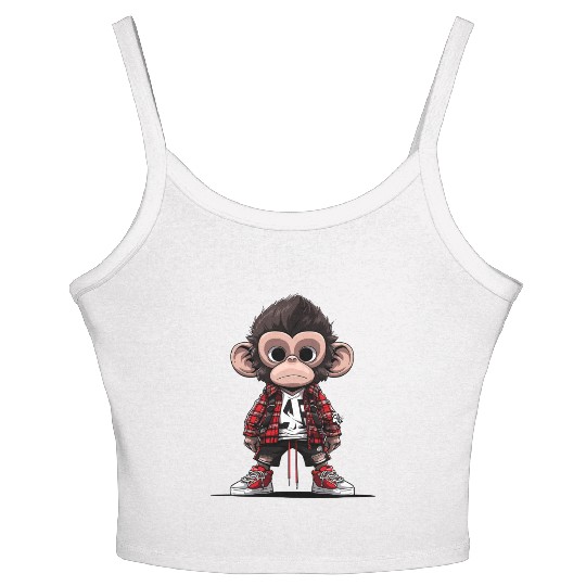 Bored Monkey Women's Spaghetti Strap Tank Top