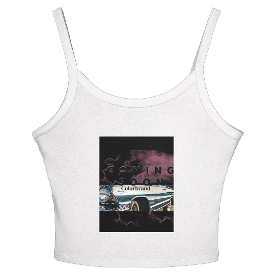 Colorbrand Lowrider advert design Women's Spaghetti Strap Tank Top