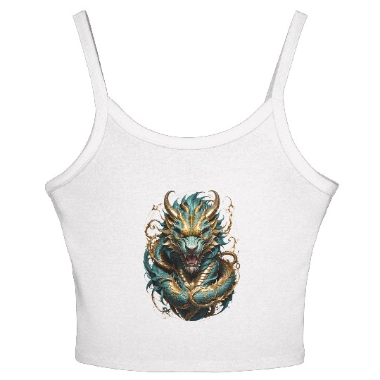 The chinese Dragon Women's Spaghetti Strap Tank Top