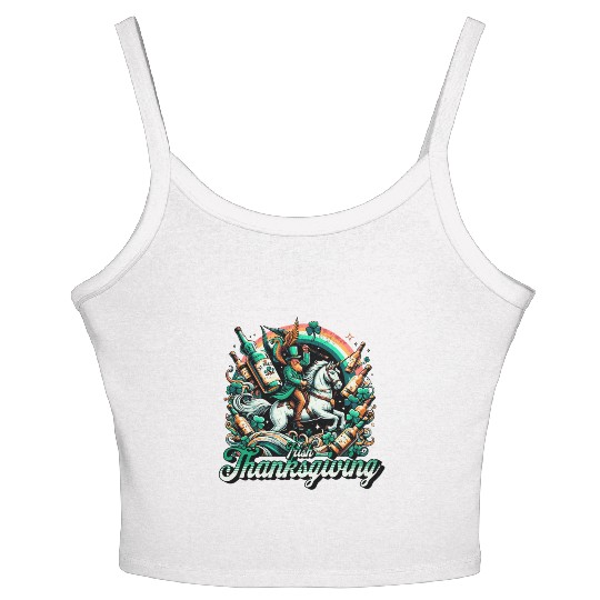Irish Thanksgiving Women's Spaghetti Strap Tank Top