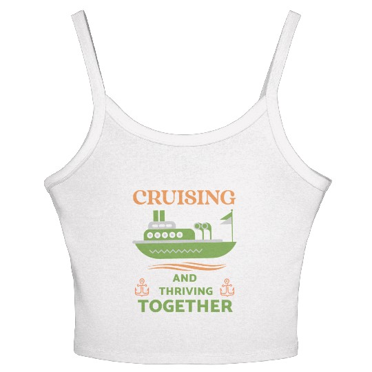 Cruising and Thriving Together Women's Spaghetti Strap Tank Top