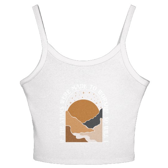 If The Stars Were Made To Worship So Will I Women's Spaghetti Strap Tank Top