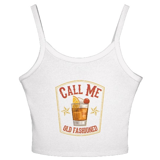 Call Me Old Fashioned Women's Spaghetti Strap Tank Top