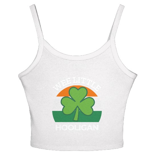 Wee Little Hooligan Great Saint Patrick Day Gift Women's Spaghetti Strap Tank Top