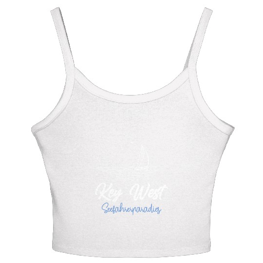 FLORIDA KEYS SEA ADVENTURES IN KEY-WEST Keys Women's Spaghetti Strap Tank Top