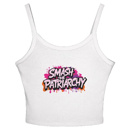 Smash The Patriarchy - International Womens Day Women's Spaghetti Strap Tank Top