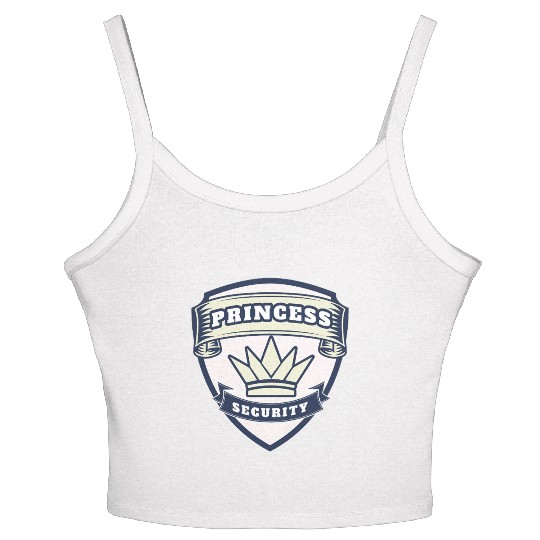 princess security birthday Women's Spaghetti Strap Tank Top