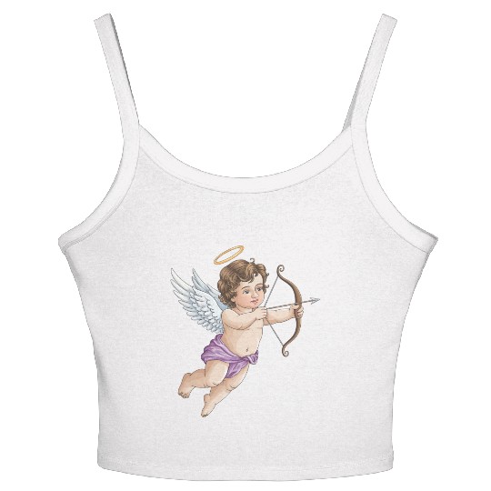 Cupid Angel Women's Spaghetti Strap Tank Top
