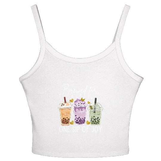 Boba tea lover Women's Spaghetti Strap Tank Top