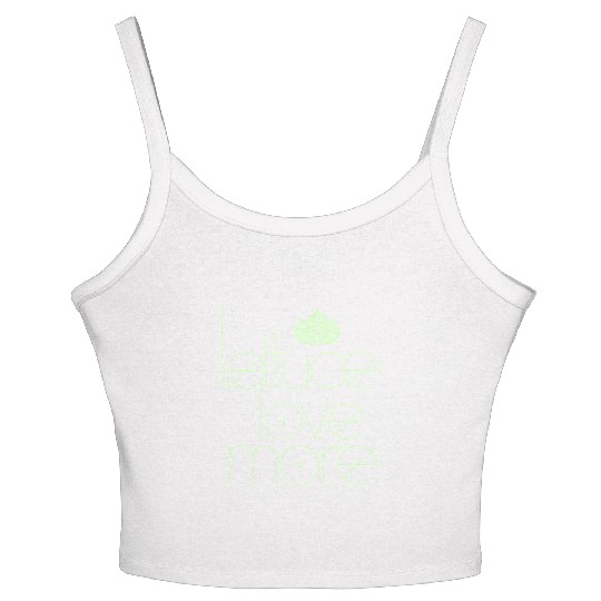 Lettuce Love More Vegan Vegetarian Style Women's Spaghetti Strap Tank Top