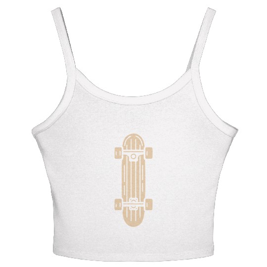 Skateboard Women's Spaghetti Strap Tank Top