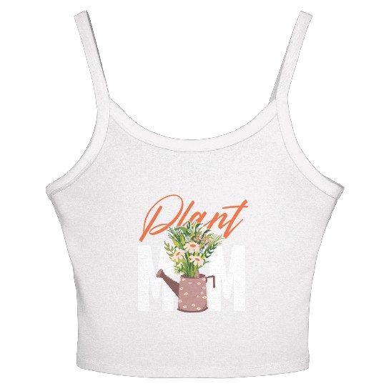 Plant Lover Gardening Plant Mom Women's Spaghetti Strap Tank Top