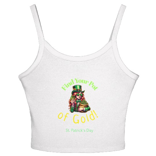 Find Your Pot of Gold Women's Spaghetti Strap Tank Top