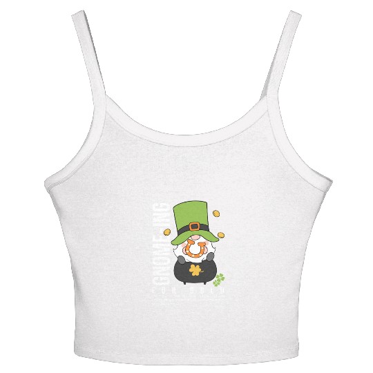 Gnomeing for gold Women's Spaghetti Strap Tank Top