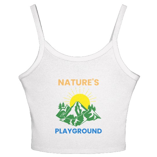 Nature's Playground Women's Spaghetti Strap Tank Top
