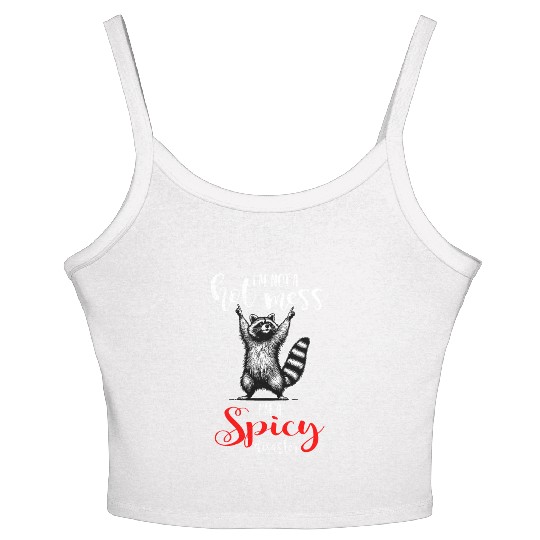 I'm Not A Hot Mess I'm A Spicy Disaster Women's Spaghetti Strap Tank Top