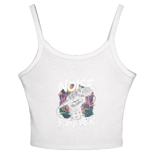 Noise Forever Punk Rock Metal Music Women's Spaghetti Strap Tank Top