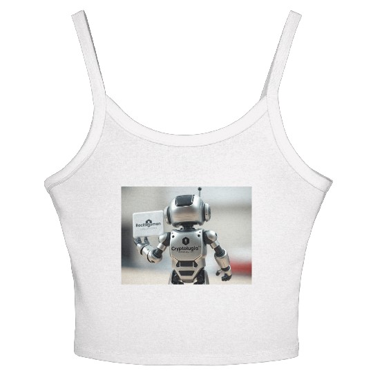 Rocketman Robot Women's Spaghetti Strap Tank Top