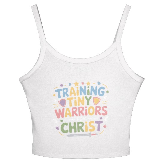 Vintage Religion Teacher Gift Christian kids Bible Women's Spaghetti Strap Tank Top