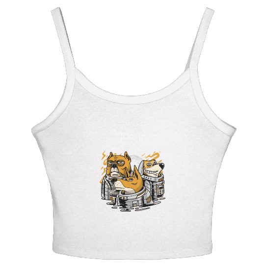 Just 3 Astro Dogs Best Selling Women's Spaghetti Strap Tank Top