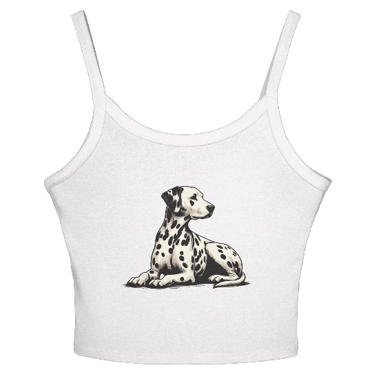 Dalmatian Women's Spaghetti Strap Tank Top