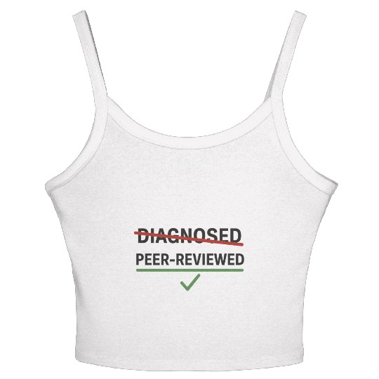 Peer Reviewed Neurodivergent Identity Design Women's Spaghetti Strap Tank Top