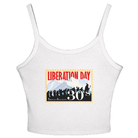 Liberation Day, There & Back Again 1930's Women's Spaghetti Strap Tank Top