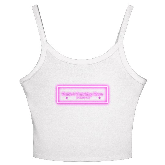 Bride's Drinking Team – No Regrets Tour Women's Spaghetti Strap Tank Top