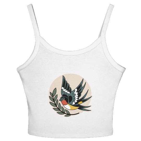 Angry Bird Women's Spaghetti Strap Tank Top