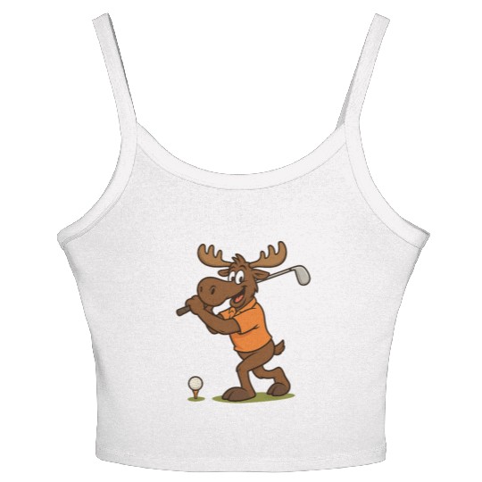 Happy Moose Golf Women's Spaghetti Strap Tank Top