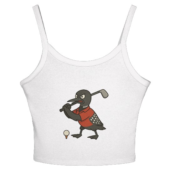 Angry Golf Loon Women's Spaghetti Strap Tank Top