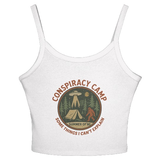 Conspiracy Camp Women's Spaghetti Strap Tank Top