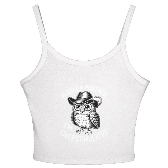 Neurodivergent Overstimulated Women's Spaghetti Strap Tank Top
