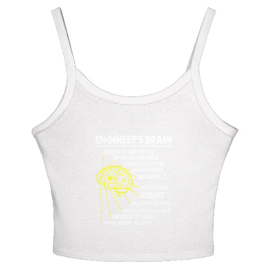 Enginee's brain anatomy for engineer engineering Women's Spaghetti Strap Tank Top