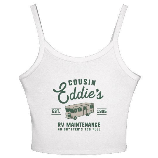 Cousin Eddie s RV Maintenance Funny Movie Women's Spaghetti Strap Tank Top