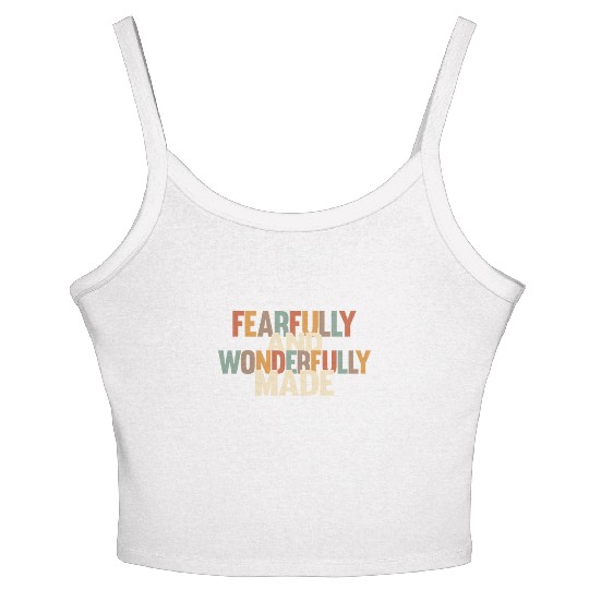 Fearfully and Wonderfully Made Women's Spaghetti Strap Tank Top